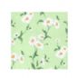 Green marguerite lunch napkins