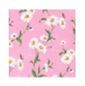 Pink marguerite lunch napkins