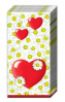 Daisy Hearts pocket tissues
