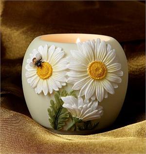 Daisy with Bee candle holder